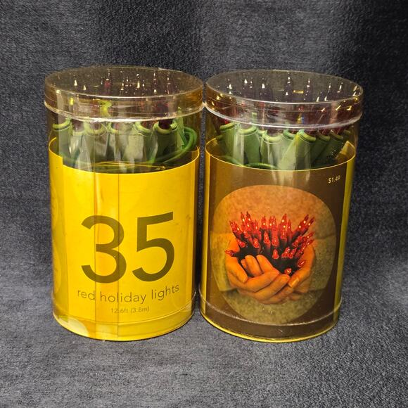 Martha Stewart Red Valentines Day Holiday Lights Home Decor 2x 12.6' - Picture 2 of 7